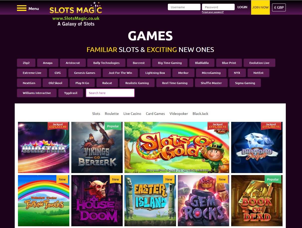 slots magic casino bonus