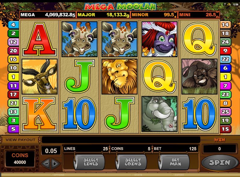 mega moolah jackpot slot free